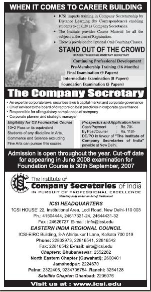 Odisha HRD Cost Accountancy Chartered Accountancy And Company Secretaryship